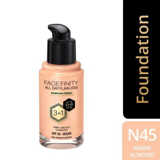 	 Facefinity All Day Flawless 3 in 1 Vegan Foundation