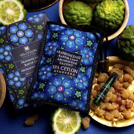  	Frankincense Kaffir Lime - Aromaveda Sachets 