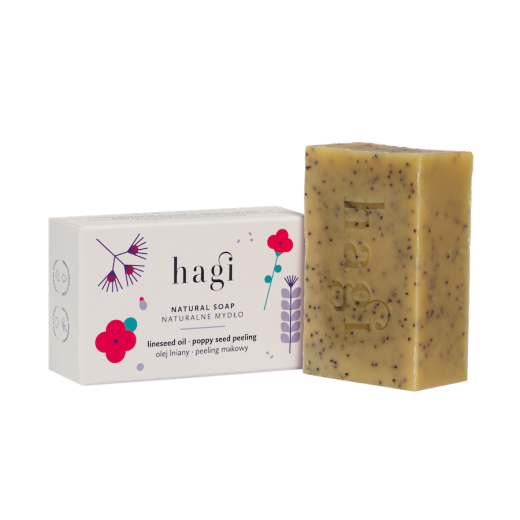 Natural Linseed Soap W. Poppy