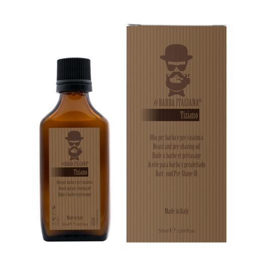 BARBA ITALIANA Beard Oil Tiziano Barzdos plaukų aliejus