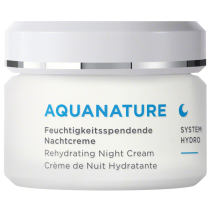 ANNEMARIE BÖRLIND Aquanature Rehydrating Night Cream Naktinis veido kremas
