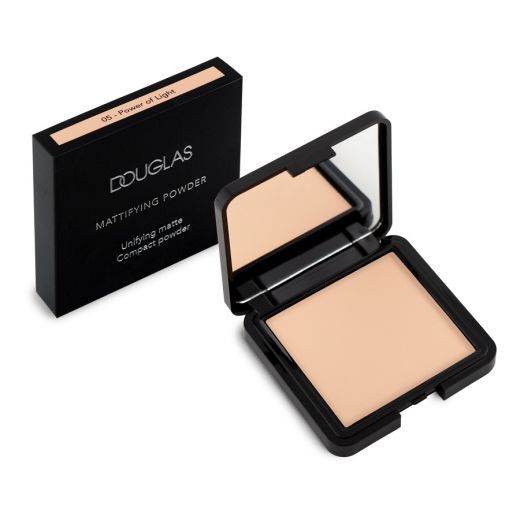 DOUGLAS COLLECTION DOUGLAS MAKE UP Mattifying Powder Matinį efektą suteikianti kompaktinė pudra su SPF 15