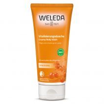 WELEDA Sea Buckthorn Creamy Body Wash Kreminis kūno prausiklis su šaltalankiais