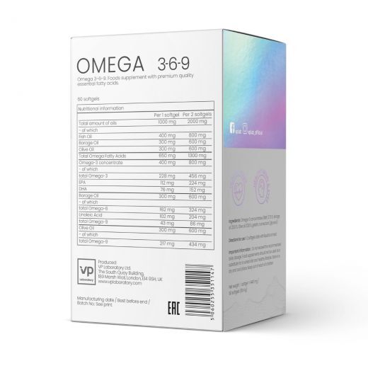 VP Laboratory Omega 3-6-9