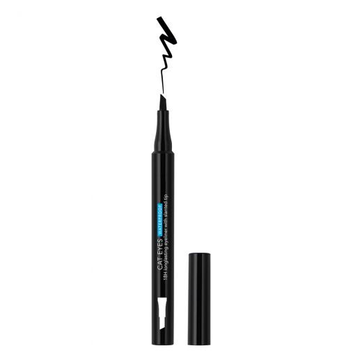 Cat Eyes Waterproof 18H Longlasting Eyeliner With Slanted Tip 