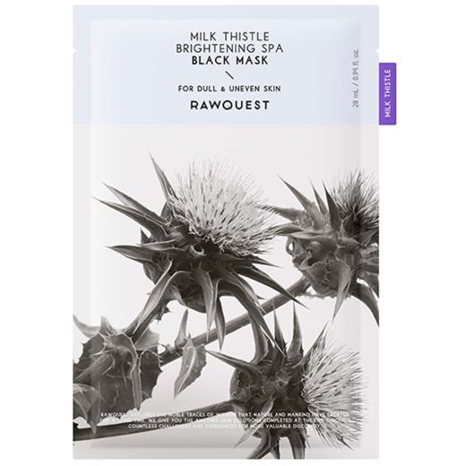 Rawquest Milk Thistle Brightening SPA juoda kaukė 28 ml (1 vnt.) 