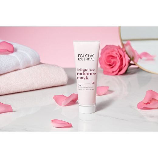 DOUGLAS COLLECTION DOUGLAS ESSENTIAL Delicate Rose Radiance Mask Skaistinamoji veido kaukė