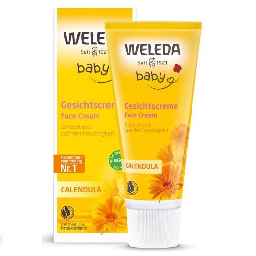 WELEDA Calendula Baby Face Cream Vaikiškas veido kremas su medetkomis