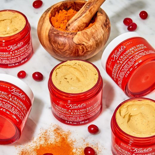 KIEHL'S Turmeric & Cranberry Seed Energizing Radiance Masque Skaistinamoji veido kaukė