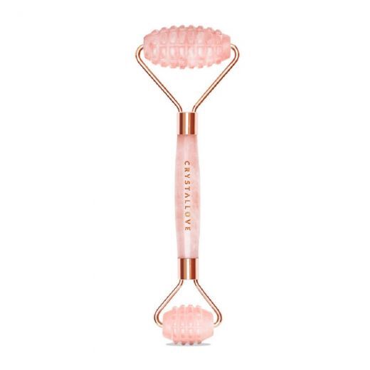 3D Rose Quartz Roller 