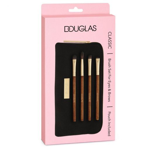 DOUGLAS COLLECTION Brush Set For Eyes & Brows Šepetėlių rinkinys akims ir antakiams