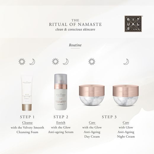 The Ritual of Namaste Glow Anti-Ageing Night Cream Refill