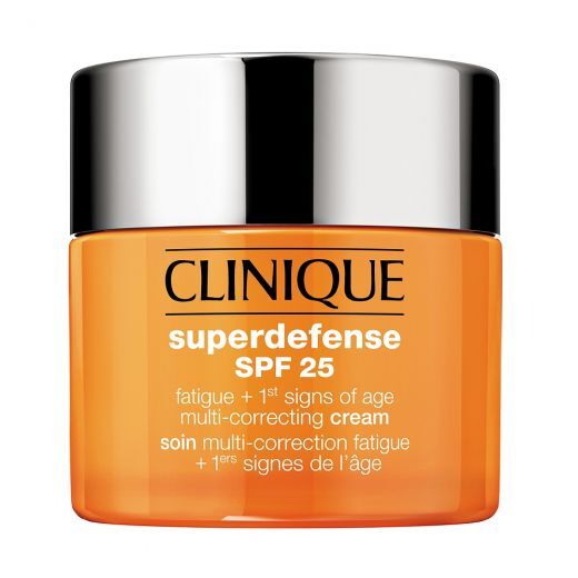 CLINIQUE Superdefense™ SPF 25 Fatigue + 1st Signs Of Age Multi-Correcting Cream Very Dry/ Dry Combination Dieninis drėkinamasis veido kremas