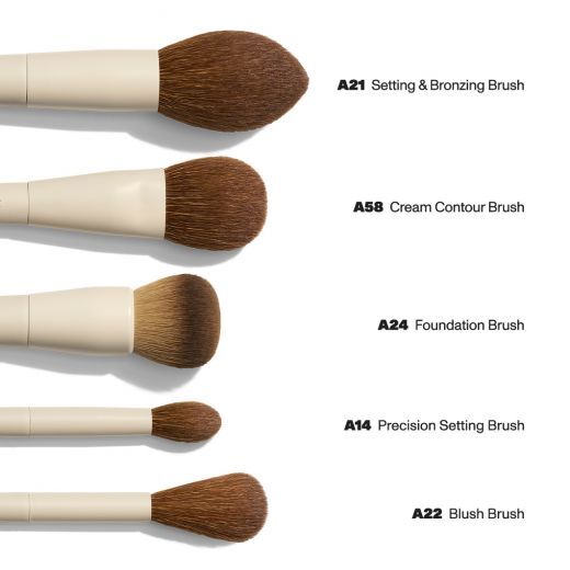 X Ariel Signature 5-Piece Face Brush Set