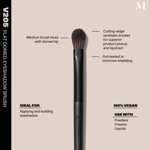 V205 Flat Domed Eyeshadow Brush