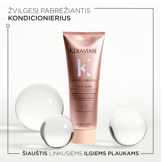 KÉRASTASE GLOSS ABSOLU INSTA GLAZE CONDITIONER FOR LONG FRIZZY HAIR