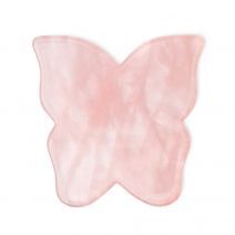 Butterfly Rose Quartz Gua Sha 