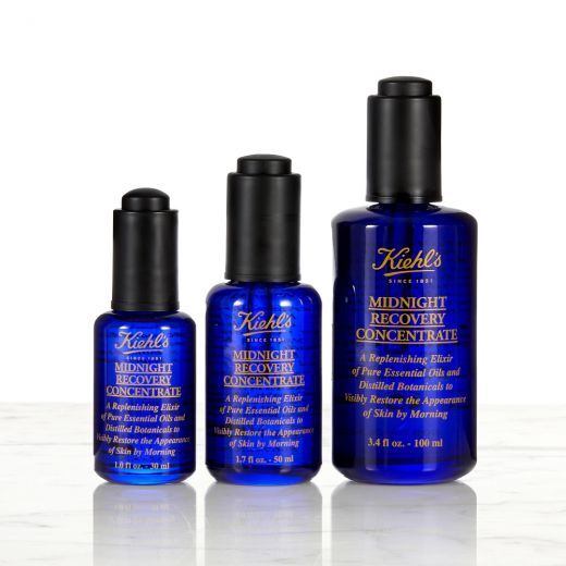 KIEHL'S Midnight Recovery Concentrate Naktinis, atkuriamasis veido serumas