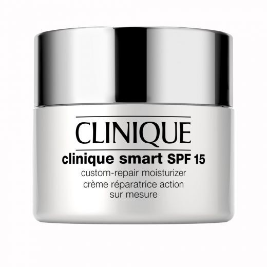CLINIQUE Smart SPF 15 Custom-Repair Moisturizer Dieninis veido kremas nuo raukšlių sausai ir mišriai odai