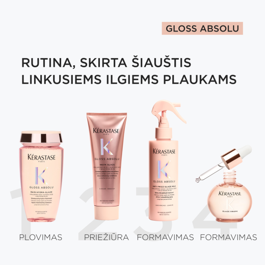 Gloss Absolu Anti-Frizz Glaze Milk For Long Frizzy Hair