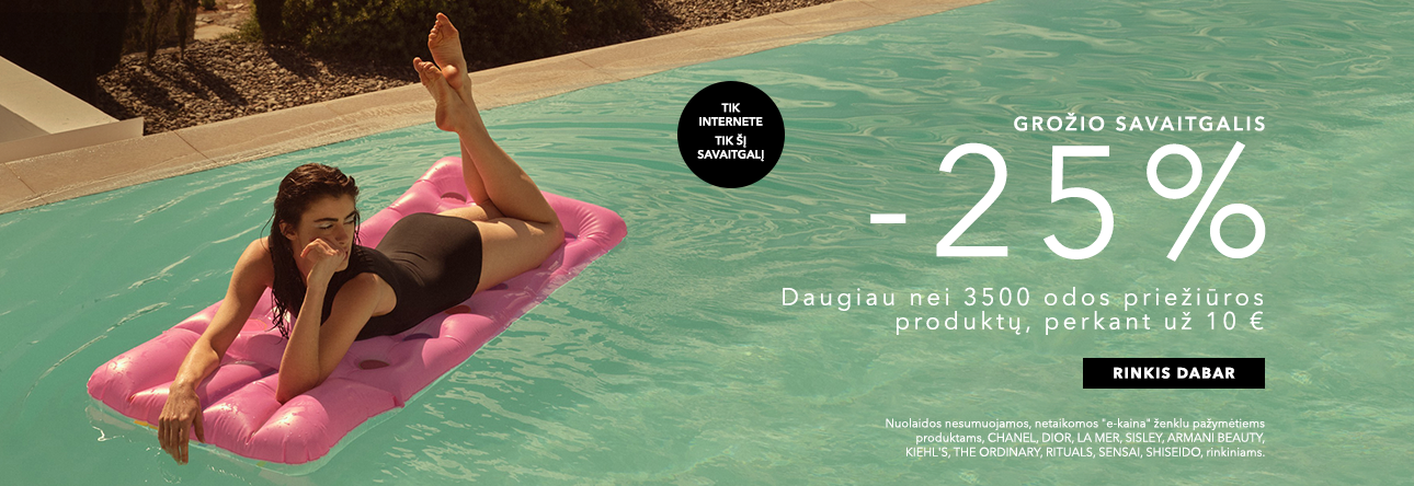 -25% odos produktams