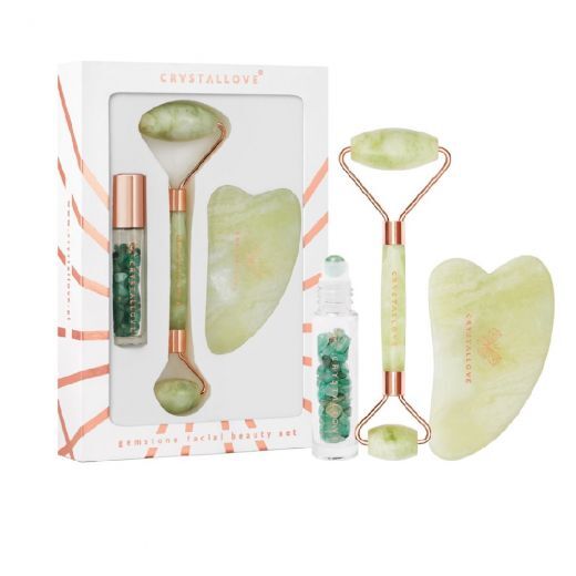 Jade Roller And Gua Sha Set