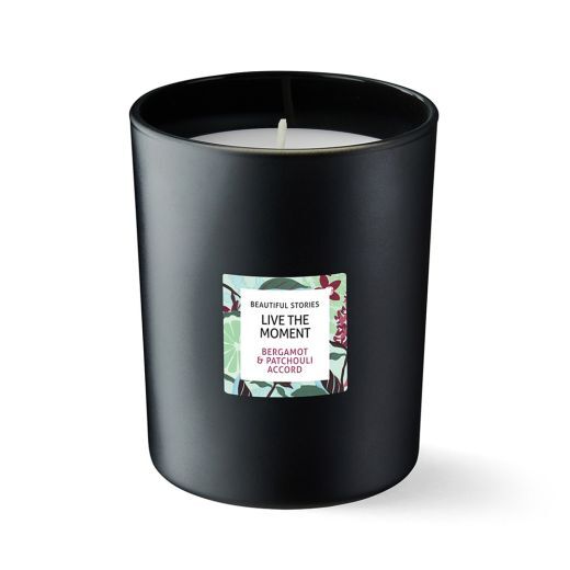 Beautiful Stories Live The Moment Candle