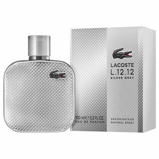 LACOSTE L.12.12 SILVER GREY MEN EDP