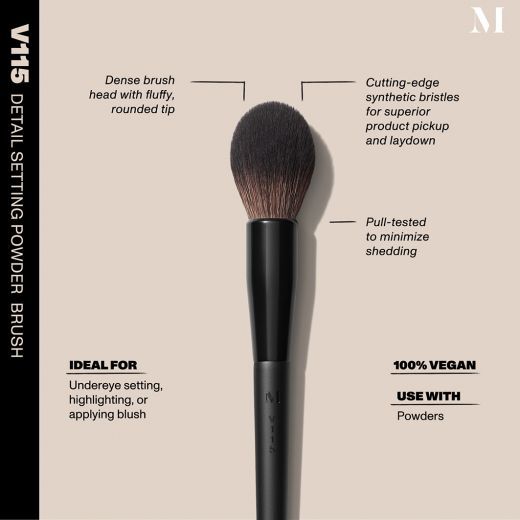 V115 Detail Setting Powder Brush