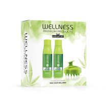 green set (shampoo 500ml, conditioner 500ml, green hair massager)