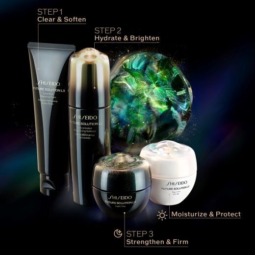 SHISEIDO Future Solution LX Intensive Firming Brilliance Serum Intensyvus stangrinamasis veido serumas