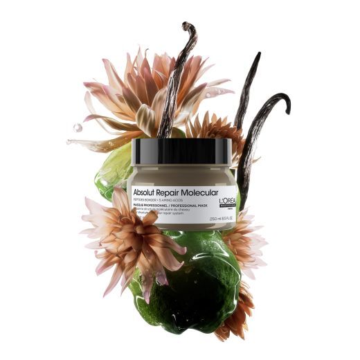L′ORÉAL PROFESSIONNEL PARIS Absolut Repair Molecular Professional Concentrated Mask Atstatomoji plaukų kaukė