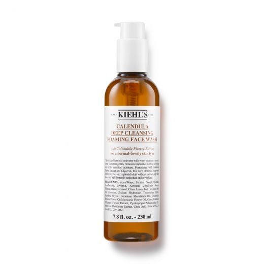 KIEHL'S Calendula Deep Cleansing Foaming Face Wash Kasdienis veido prausiklis su medetkomis