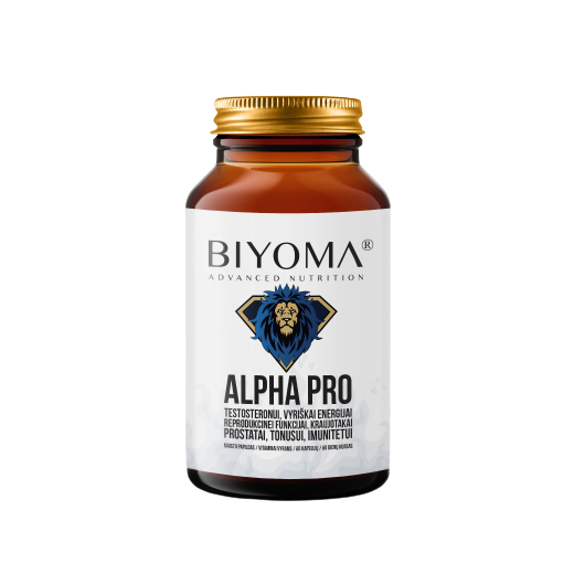 BIYOMA® ALPHA PRO, 60 kapsulių