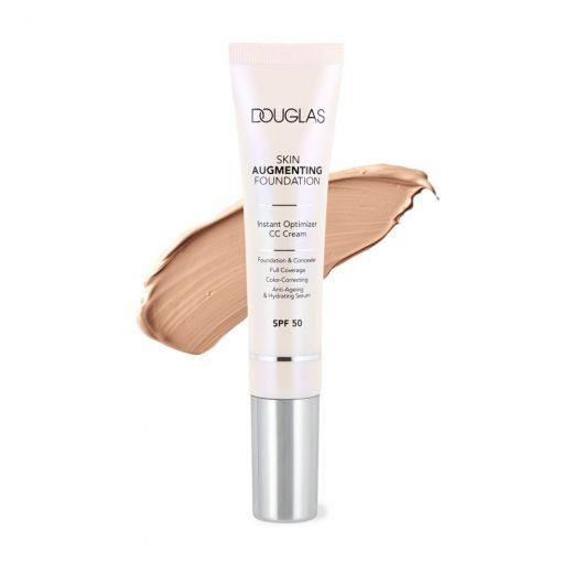 DOUGLAS COLLECTION DOUGLAS MAKE UP Skin Augmenting Foundation Instant Optimizer CC Cream SPF 50 Skystas makiažo pagrindas ir CC kremas "viename"