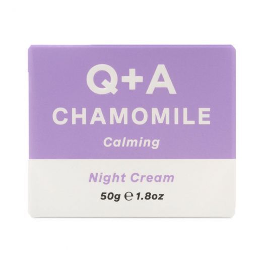 Q+A Chamomile Night Cream Naktinis veido kremas su ramunėlėmis