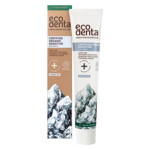 Certified Organic Sensitive Toothpaste With Salt 