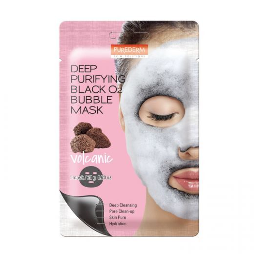 Deep Purifying Black O2 Bubble Volcanic Mask 