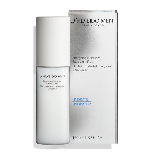 SHISEIDO Energizing Moisturizer Extra Light Fluid Drėkinamoji veido emulsija vyrams