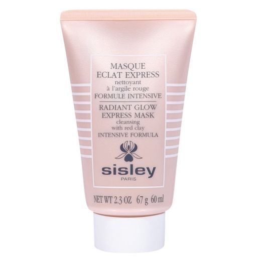 SISLEY Radiant Glow Express Mask Skaistinamoji kaukė su rausvuoju ir baltuoju moliu