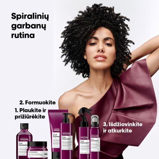 L′ORÉAL PROFESSIONNEL PARIS Curl Expression Deep Moisturizing Masque For Each Types of Curls and Coils Intensyviai drėkinanti kaukė garbanotiems plaukams