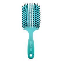 WELLNESS PREMIUM PRODUCTS Flat Hair Brush - Blue Large Plokščias plaukų šepetys su šerno šereliais