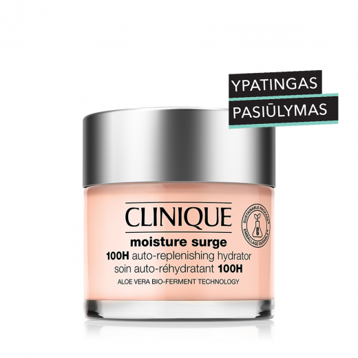 CLINIQUE Moisture Surge™ 100H Auto-Replenishing Hydrator Drėkinamasis veido kremas