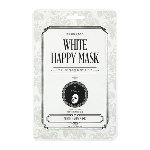 White Happy Mask