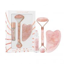 Rose Quartz Roller And Gua Sha Set