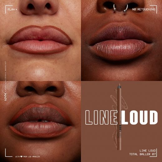 Line Loud Lip Liner Gimme Drama Total Baller