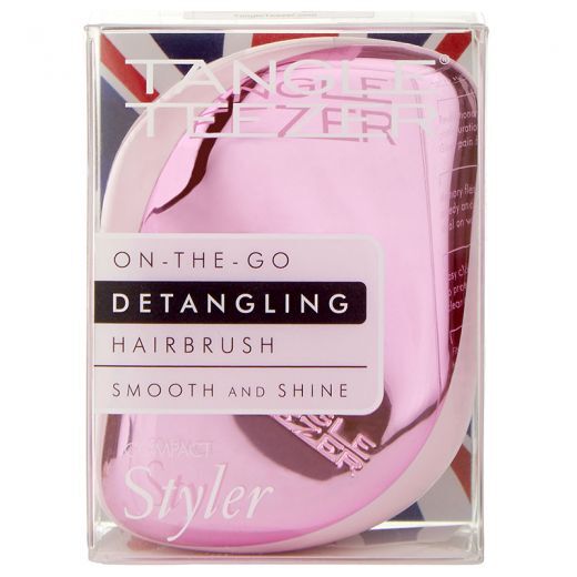 TANGLE TEEZER Compact Styler Baby Doll Pink Šepetys besiveliantiems plaukams