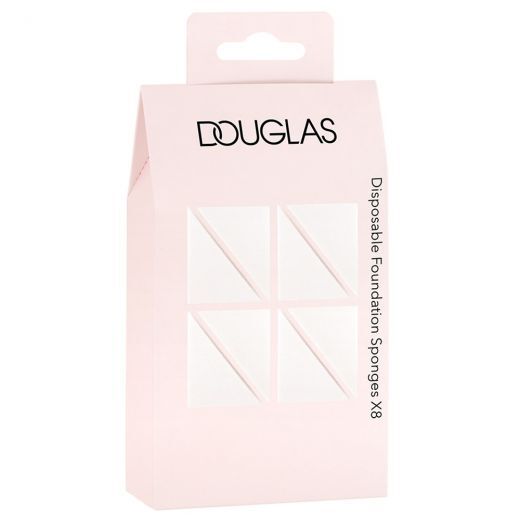 DOUGLAS COLLECTION Disposable Foundation Sponges X8 Vienkartinės makiažo pagrindo kempinėlės X8