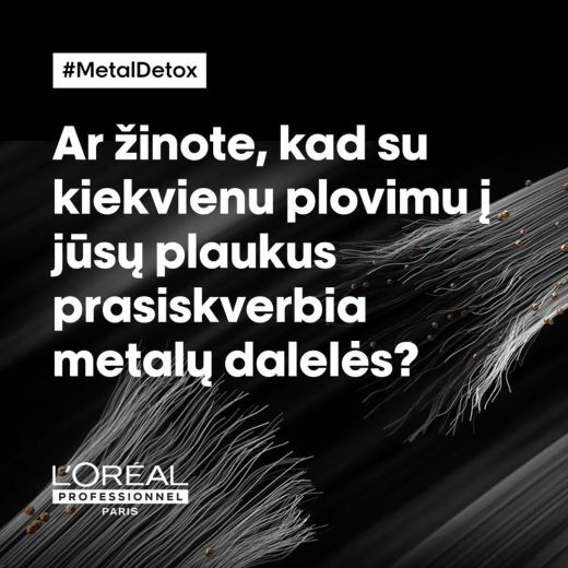 L′ORÉAL PROFESSIONNEL PARIS Metal Detox Concentrated Oil Koncentruotas apsauginis plaukų aliejus