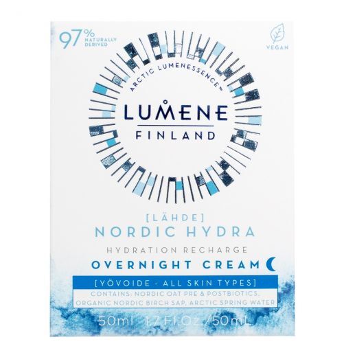 Nordic Hydra Lähde Hydration Recharge Overnight Cream